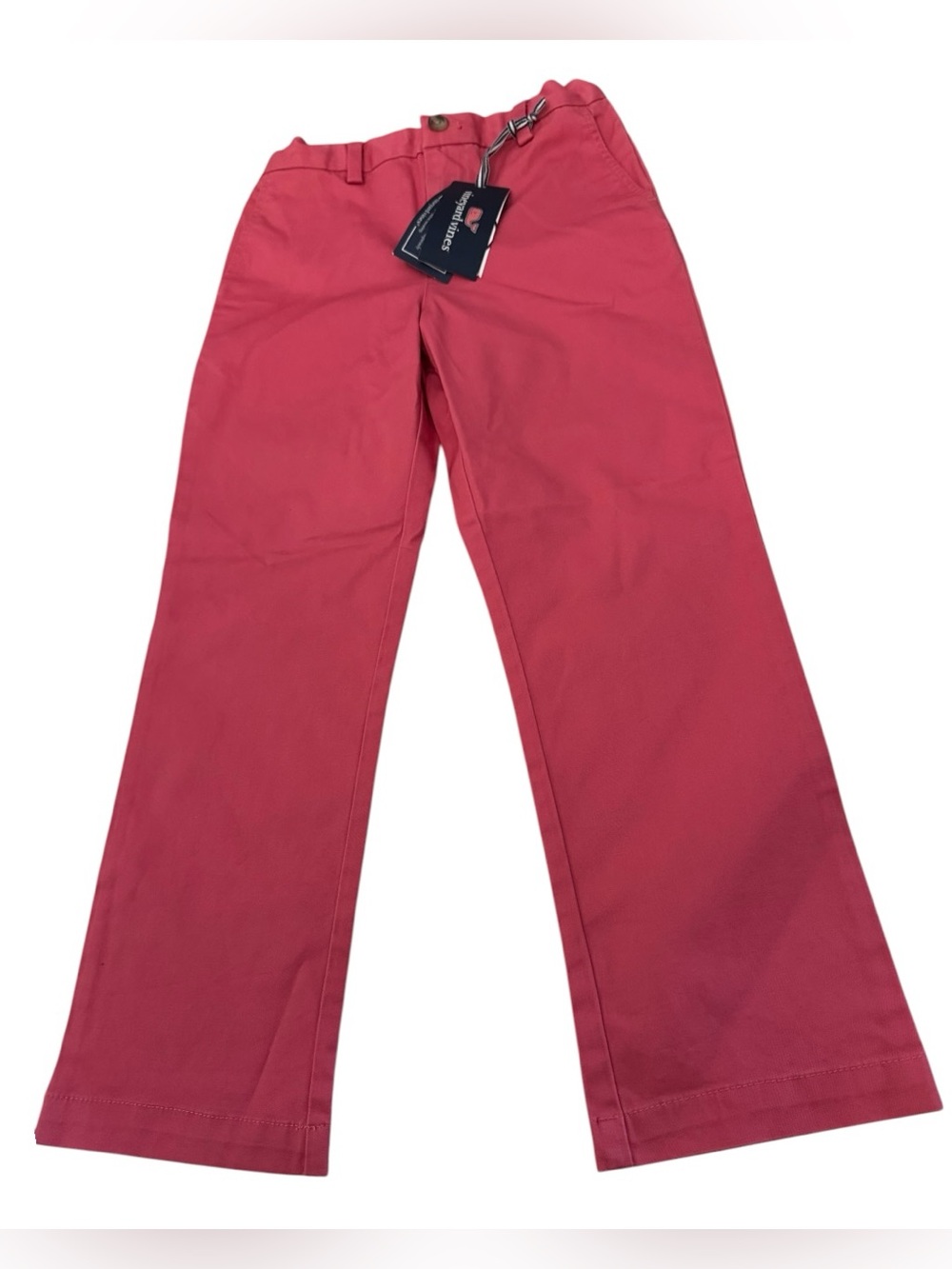 NWT Vineyard Vines Boys Stretch Breaker Pants Jetty Red Size 7